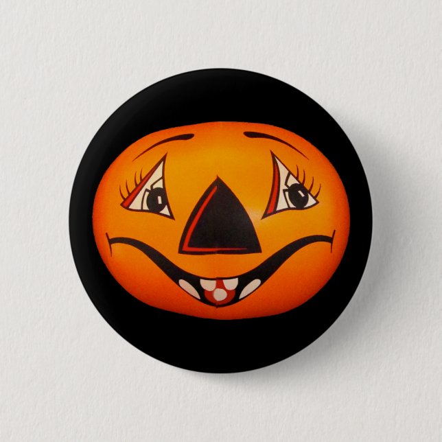Lycklig Jack O’ Lantern Halloween Knapp (Framsida)
