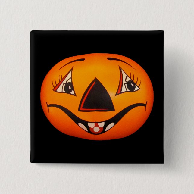 Lycklig Jack O’ Lantern Halloween Knapp (Framsida)