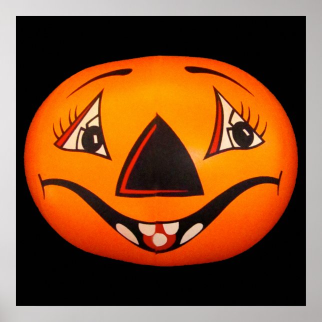 Lycklig Jack O’ Lantern Halloween Poster (Framsidan)