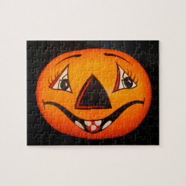 Lycklig Jack O’ Lantern Halloween Pussel