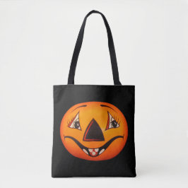 Lycklig Jack O’ Lantern Halloween Tygkasse