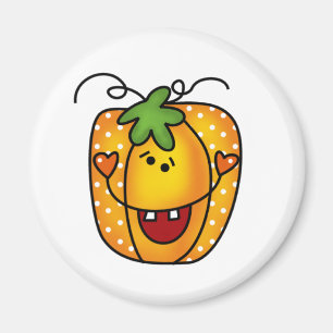 Lycklig Jack o lantern Magnet