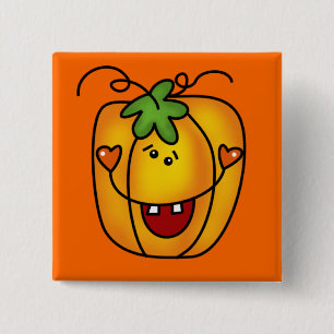 Lycklig Jack o lantern Tshirts och gåvor Knapp