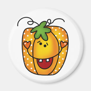 Lycklig Jack o lantern Tshirts och gåvor Magnet
