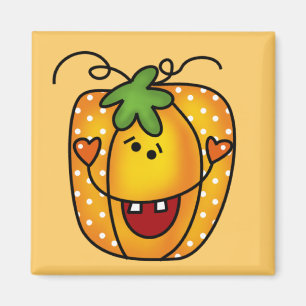 Lycklig Jack o lantern Tshirts och gåvor Magnet