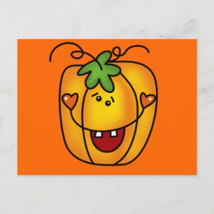 Lycklig Jack o lantern Tshirts och gåvor Vykort