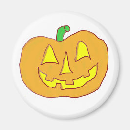 Lycklig Jack O'Lantern Magnet