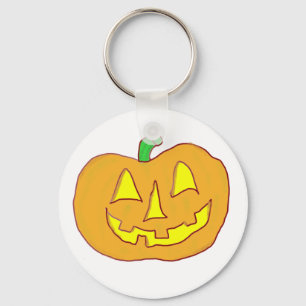Lycklig Jack O'Lantern Nyckelring