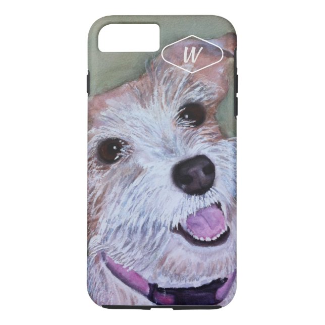 LYCKLIG JACK RUSSELL Case-Mate iPhone SKAL (Baksida)