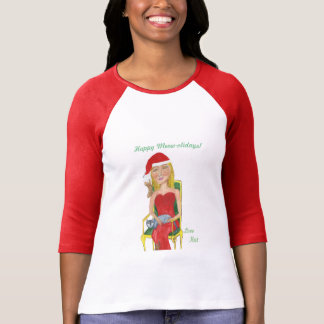Lycklig Jamar-olidays! Kärlek Kat T-shirt
