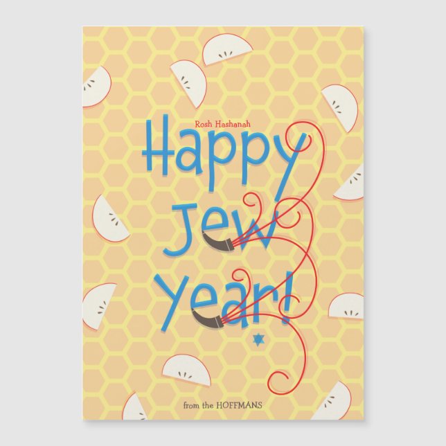 Lycklig-jew Year Rosh Hashanah Helgdag Card (Framsida)