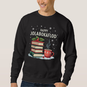 Lycklig Jolabokaflod Family Firande Gift Lång Ärmad Tröja