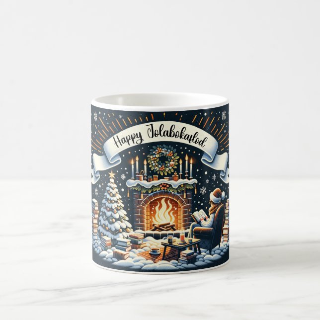 Lycklig Jolabokaflod Kaffemugg (Center)
