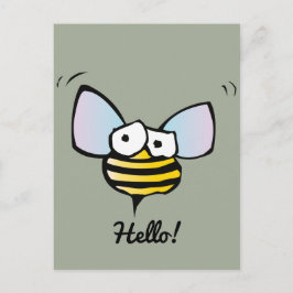 Lycklig Jolly Bee Vykort