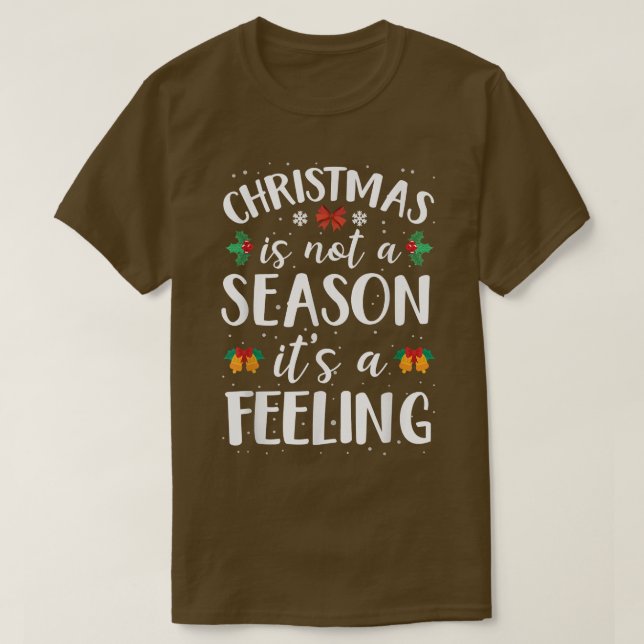 Lycklig Jolly Feeling Julhelg Funny Merry Chr T Shirt (Design framsida)