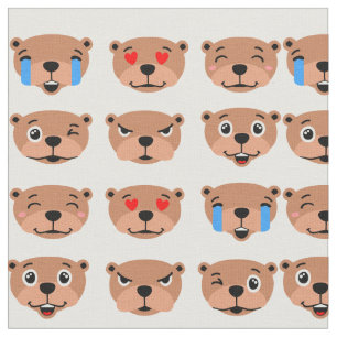 lycklig-jordhoggsdag söta emoji kawaii tyg