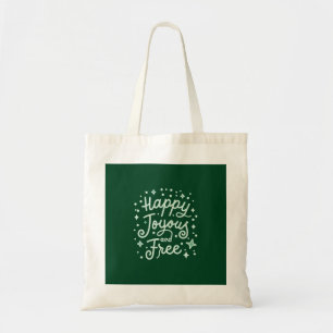 Lycklig, joyous, Free, Thankful, Jul Tygkasse