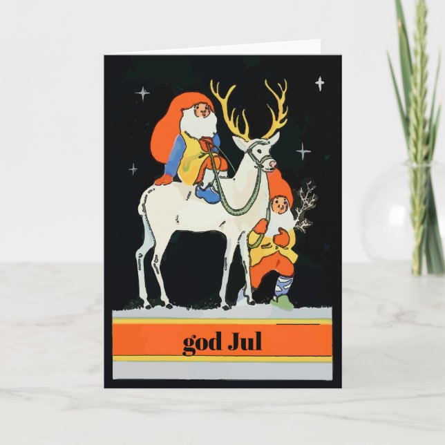 Lycklig jul, ändringsspråk i Hälsning Helgkort (Framsida)