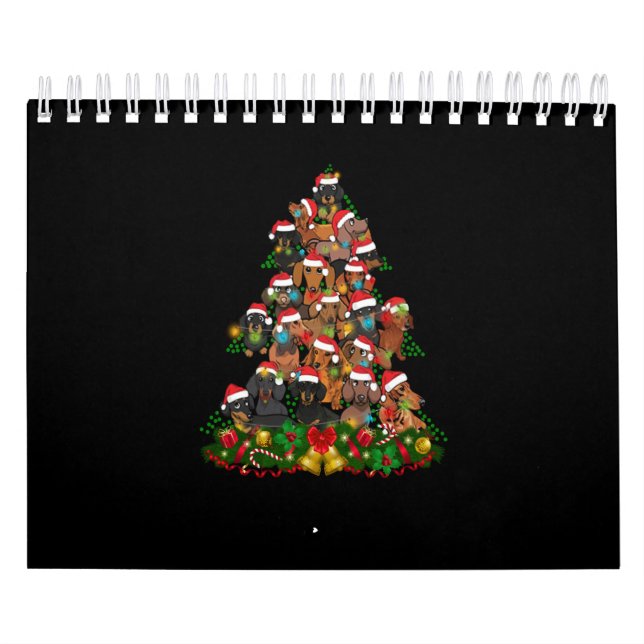 Lycklig jul | Cute Hund Ljus Kalender (Omslag)