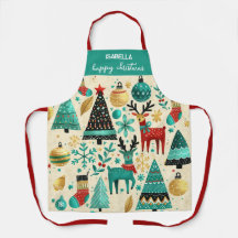 Lycklig jul - Festive Träd & Reindeer