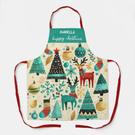 Lycklig jul - Festive Träd & Reindeer