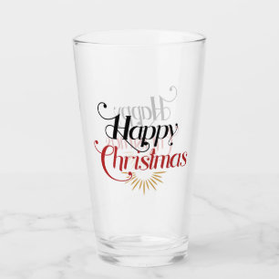Lycklig jul glaskopp