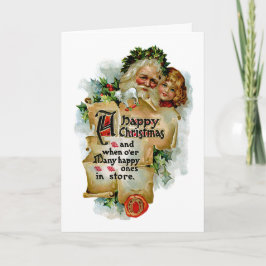 Lycklig jul helgkort