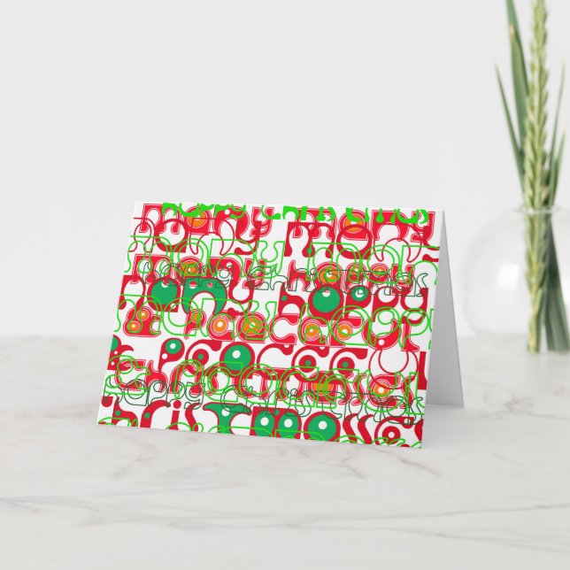 Lycklig jul helgkort (Framsida)