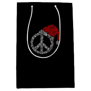 Lycklig jul Hippies Symbol Jultomten Hat