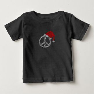 Lycklig jul | Hippies Symbol Jultomten Hat T Shirt