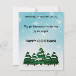 Lycklig jul julkort