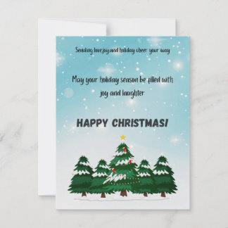 Lycklig jul julkort