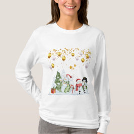 Lycklig jul | Jultomten say God jul T Shirt