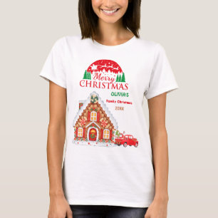 Lycklig jul Jultomten say Personlig T Shirt
