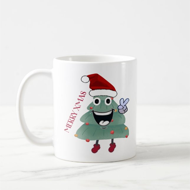 Lycklig jul kaffemugg (Vänster)