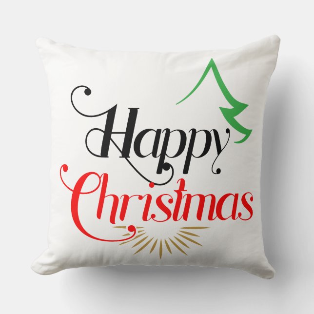 lycklig jul kudde (Framsida)