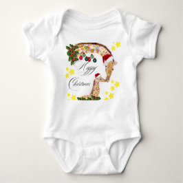 Lycklig jul med en kärleksfull familj av Giraffes T Shirt