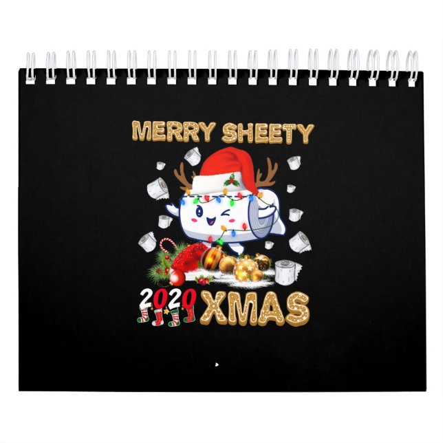 Lycklig jul | Merry Sheety 2020 Julafton Kalender (Omslag)