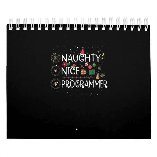 Lycklig jul| Naughty Nice-programmet Kalender (Omslag)