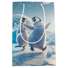 Lycklig jul Penguins Dancing