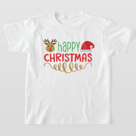 Lycklig jul t shirt