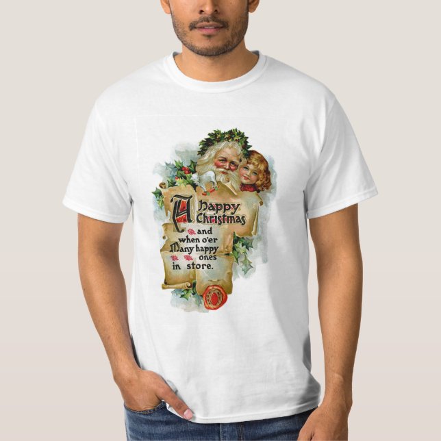 Lycklig-jul Tee Shirt (Framsida)