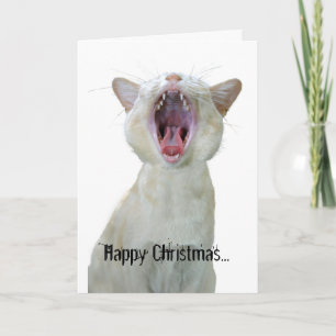 Lycklig jul till alla coola katter där ute! helgkort