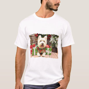 Lycklig jul - Westie - Tee