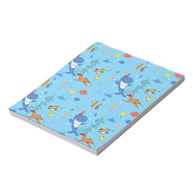 Lycklig-julhaj Anteckningsblock (Roterad)