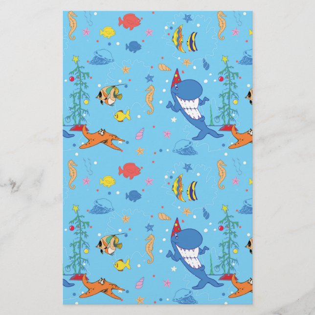 Lycklig-julhaj Brevpapper (Framsida)