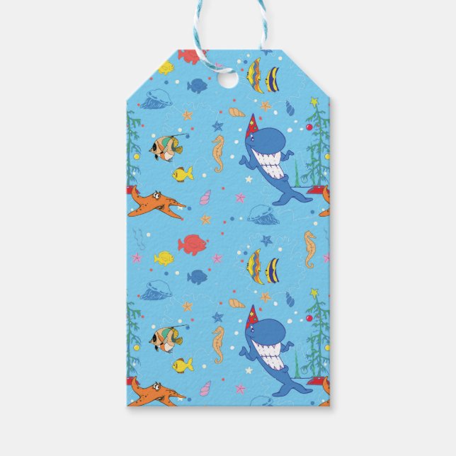 Lycklig-julhaj Presentetikett (Framsidan)