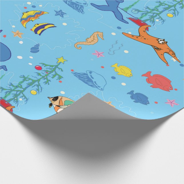 Lycklig-julhaj Presentpapper (Hörn)