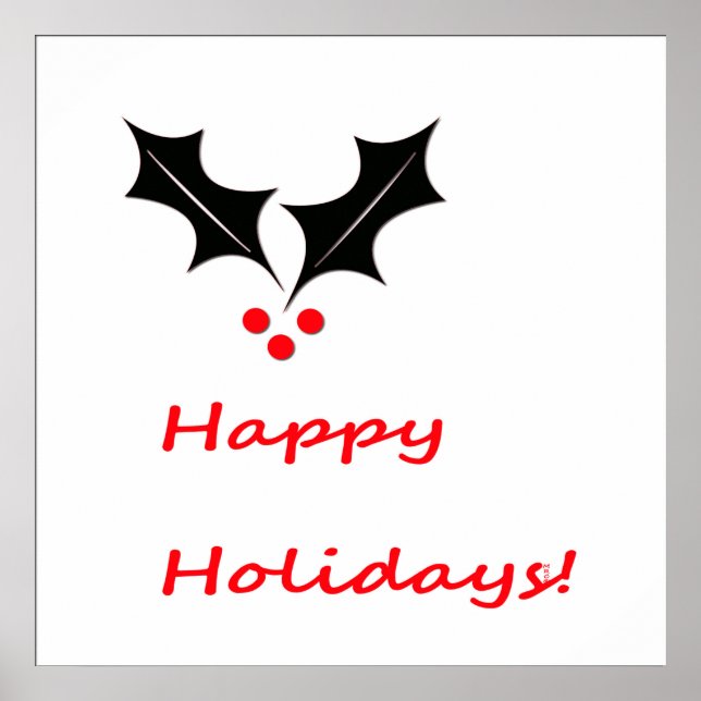 Lycklig Julhelg! Poster (Framsidan)