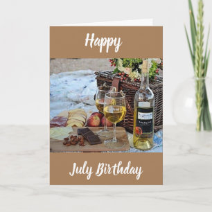LYCKLIG **** JULI*** BIRTHDAG KORT